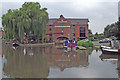 SK4430 : Trent and Mersey Canal in Shardlow, Derbyshire by Roger  D Kidd