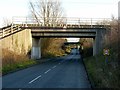 SE6025 : Railway bridges at Temple Hirst by Alan Murray-Rust