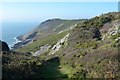 SS5586 : Foxhole Cove from High Tor by Colin Cheesman