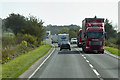 NX4855 : HGV on the A75 near Carsluith by David Dixon