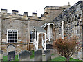 NZ9011 : St Mary's Whitby - wooden staircase by Stephen Craven