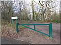 TQ1092 : Entrance to Oxhey Woods by Marathon