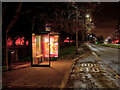 SJ9125 : Bus Shelter on Stone Road by David Dixon