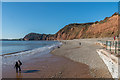 SY1186 : Beach west of Sidmouth by Ian Capper