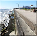 TM5594 : North Denes Sea Wall at Lowestoft by Mat Fascione