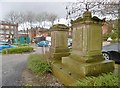 SJ9498 : Ashton-under-Lyne, memorials by Mike Faherty