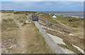 TG5211 : Steps down to the beach at Caister-on-Sea by Mat Fascione