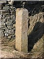 NY9141 : Old Guide Stone by Scarsike Head, Stanhope parish by Milestone Society