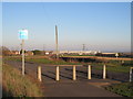 TQ7973 : Cycle path alongside Stoke Road, near Hoo St Werburgh by Malc McDonald