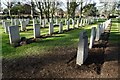 SP1954 : War graves In Stratford-upon-Avon Cemetery by Philip Halling