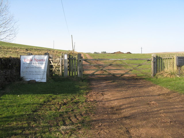 The track to Little Sparta