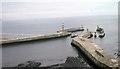 NZ8911 : Harbour entrance - Whitby, North Yorkshire by Martin Richard Phelan