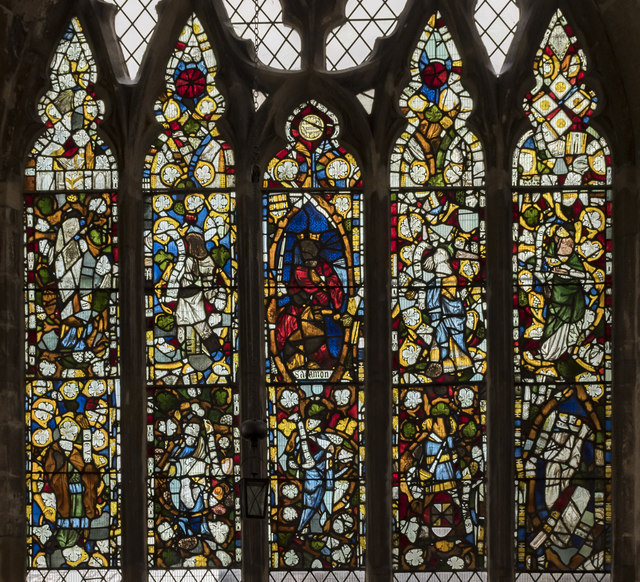 Window nV, St Mary Magdalene church, Gedney