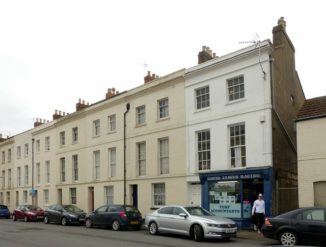 Oxford Street, Gloucester, east side looking north