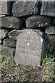 SX5973 : Old Milestone by the B3212, New London, Princetown by Alan Rosevear