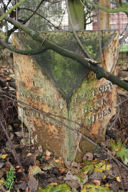 Old Milepost by the B5314, New House Farm, Sheriffhales parish