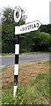 SU4424 : Direction Sign - Signpost, junction of Silkstead Lane and Poles Lane by Milestone Society