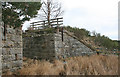 NH9821 : Railway Embankment and Bridge by Anne Burgess