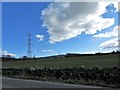 NO7696 : Overhead power lines near Kirkton of Durris by Stanley Howe