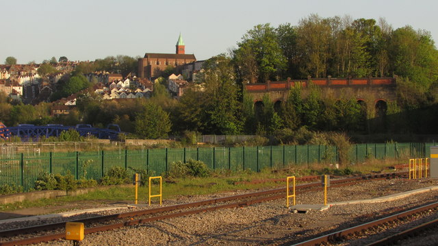 Bath Road bridge from Temple Meads