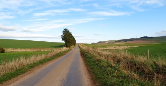 Minor road to Temple of Fiddes