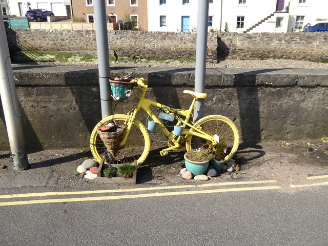 Decorated bicycle at Lower Largo