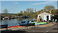 SY9287 : River Frome at Wareham by Derek Harper