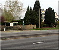 ST3090 : Malpas Road bus stop and shelter near the Harvester Borderer, Newport by Jaggery