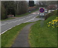 SN9925 : Bilingual End of Clearway sign alongside the A470 in Libanus, Powys by Jaggery