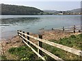 SH7977 : High tide on Afon Conwy by Richard Hoare