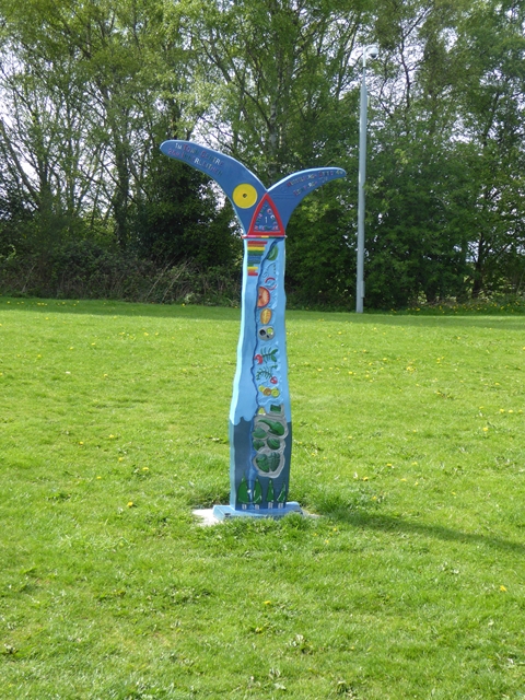 National Cycle Network milepost at Dalkeith