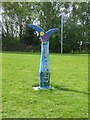 NT3467 : National Cycle Network milepost at Dalkeith by Oliver Dixon