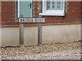 TM5077 : Bridge Road sign by Geographer