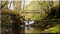 NC8301 : Footbridge in the Big Burn, Golspie, Sutherland by Andrew Tryon