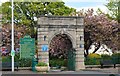 NO3801 : Entrance to Letham Glen, Leven by Bill Kasman