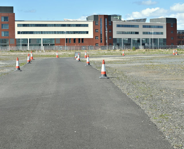 The Olympic House site, Titanic Quarter, Belfast (May 2019)