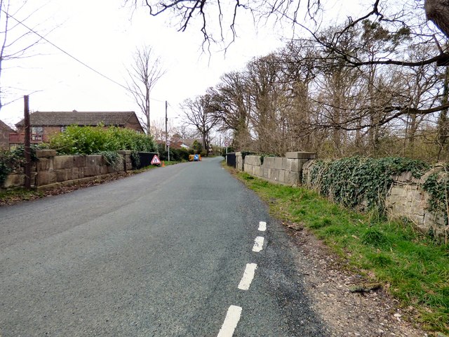 Road over the former Vale of Clwyd Railway