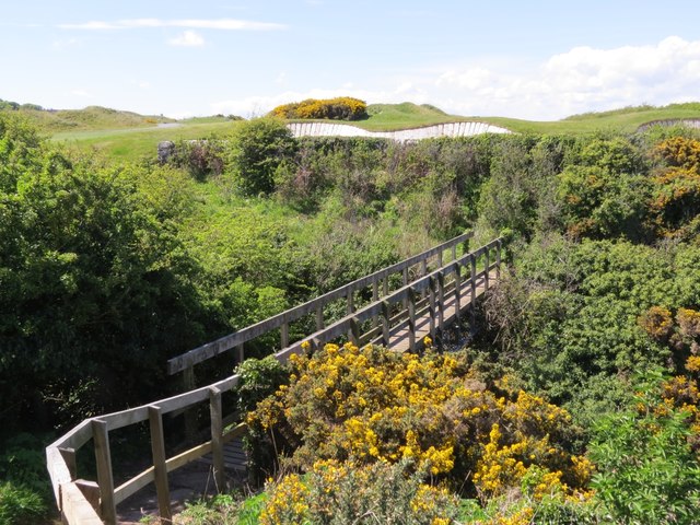 Bridge on Fife Coast Path near St Andrews