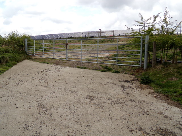 Entrance to the Solar Farm