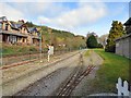 SH7956 : Rails at Betws-y-Coed by Gerald England