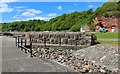 NT3294 : West Wemyss inner harbour wall by Bill Kasman