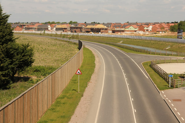 New road & new housing