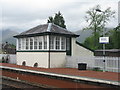 NN1627 : Signal box at Dalmally  by M J Richardson