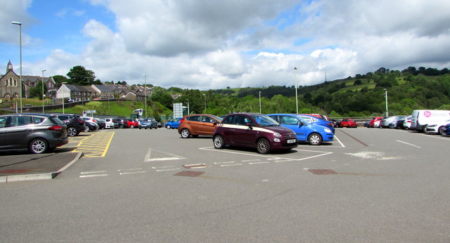 Bargoed railway station car park