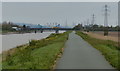 SJ3368 : Wales Coast Path along the River Dee by Mat Fascione