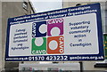 SN5747 : CAVO nameboard, 67 Bridge Street, Lampeter by Jaggery