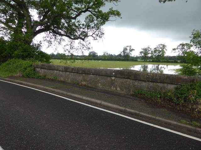 Gravel Bridge and flooded field