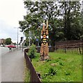 SJ8890 : Bee Sculpture on Wellington Road North by Gerald England