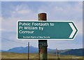 NN4457 : Public footpath sign by Bill Kasman