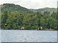 NY4421 : Ullswater boat houses by Graham Hogg